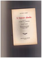 L'amour absolu -Alfred Jarry, Mercure de France  1964, Envoi