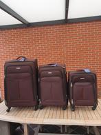 3 valiezen ,volledig nieuw 2 valiezen 1 trolley, Ophalen, Overige materialen, 50 tot 60 cm, 45 tot 55 cm