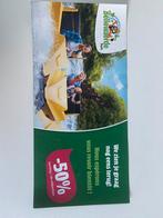 Bellewaerde park korting ticket 50% voor 5 personen, Drie personen of meer, Kortingsbon, Arrangement, Pretpark