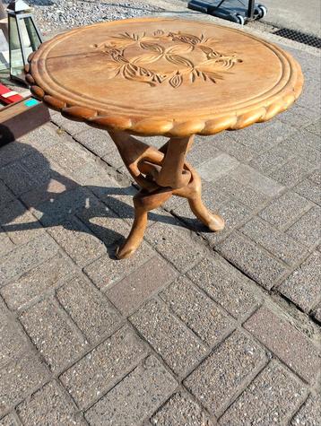 Eiken bijzettafel, Antiek en Kunst, Ophalen