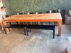 Authentieke EIKEN tafel - 3Meter, Ophalen, Gebruikt, 100 tot 150 cm, Eikenhout