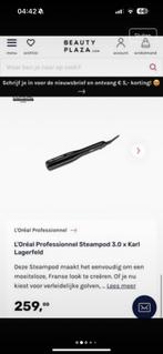 Steampod karl lagerfeld, Verzenden, Zo goed als nieuw