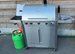 Gas barbecue inox, Tuin en Terras, Ophalen, Zo goed als nieuw