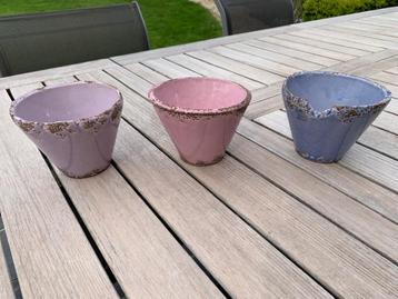 Lot de 3 pots pour plantes d'intérieur, par Sia