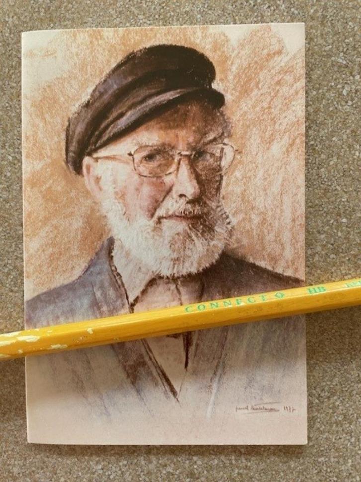 Kunstschilder/Pastellist Prof Kon Academie DHR Mortelmans F., Verzamelen, Bidprentjes en Rouwkaarten, Bidprentje, Ophalen of Verzenden