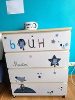 A saisir: Commode 4 tiroirs pour chambre enfant, 3 ou 4 tiroirs, Blanc, Enlèvement, Utilisé