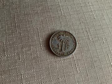 1 F de 1959 Congo Belge/Ruanda/Burundi, Enlèvement ou Envoi, Métal, Monnaie en vrac