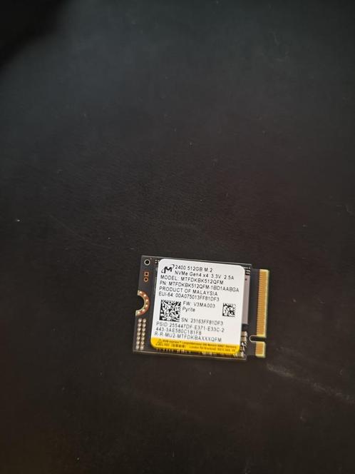 512GB M.2 2242 NVMe SSD – Compact en snel!, Computers en Software, Harde schijven, Zo goed als nieuw, Laptop, Intern, SSD, Overige aansluitingen