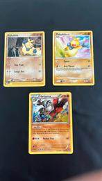 3 pokemonkaarten, Namen: Makuhita en Hariyama., Ophalen of Verzenden, Zo goed als nieuw, Meerdere kaarten