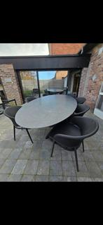 tuintafel 2m90 op 1m48, Tuin en Terras, Tuinsets en Loungesets, Ophalen, Overige materialen, Gebruikt, Eettafel