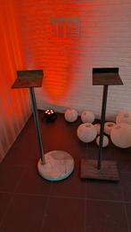 2x speaker stands, Muziek en Instrumenten, Standaarden, Ophalen, Gebruikt, Muziekstandaard, Speaker