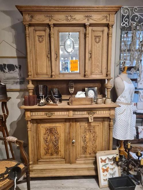 Belle armoire en chêne blanc sablé, Maison & Meubles, Armoires | Buffets, Enlèvement