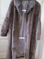 taupe lange bontjas geschoren bever maat 42/44, Kleding | Dames, Ophalen of Verzenden, Zo goed als nieuw, Maat 42/44 (L), Bruin