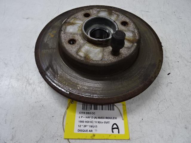FREIN DISQUE ARRIÈRE Citroën DS3 (SA) (01-2009/07-2015), Autos : Pièces & Accessoires, Freins & Transmission, Citroën, Utilisé