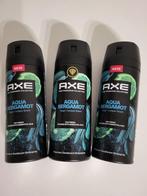 deo axe deodorant bodyspray Axe aqua bergamot 3x 150 ml, Handtassen en Accessoires, Uiterlijk | Lichaamsverzorging, Nieuw, Ophalen of Verzenden