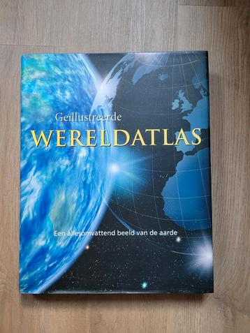 De geillustreerde wereldatlas beschikbaar voor biedingen
