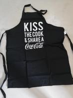 Coca-Cola zwart schort keukenschort BBQ, Ophalen, Nieuw, Zwart, Schort