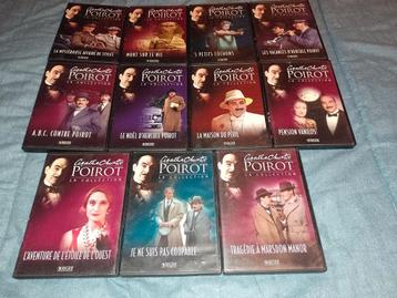 A vendre lot de 11 DVD de la collection Hercules Poirot 