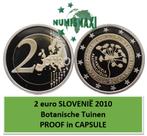 2 euro Slovenië 2010 Botanische Tuinen PROOF in capsule, Postzegels en Munten, Munten | Europa | Euromunten, Verzenden, Slovenië