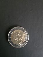 Zeldzaam monaco 2 euro munt uit het jaar 2017., Postzegels en Munten, 2 euro, Goud, Ophalen of Verzenden, Losse munt