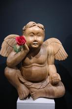 Ange de la Saint-Valentin -grand ange imposant en bois, Enlèvement ou Envoi, Comme neuf, Fantasy