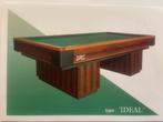 Verhoeven biljart tafel met verwarming, ballen en keu’s, Enlèvement, Comme neuf, Table de billard