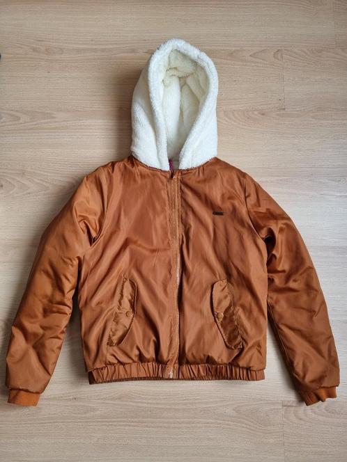 Bruine jas - Esprit - maat 164, Kinderen en Baby's, Kinderkleding | Maat 164, Zo goed als nieuw, Meisje, Jas, Ophalen of Verzenden