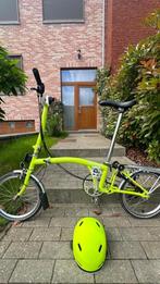 Brompton Lime Green H6R 6 versnellingen new staat usb lamp, Nieuw, Versnellingen, Brompton, Totaal opvouwbaar