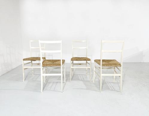 Série de 4 chaises SUperLeggera par Gio Ponti, Antiquités & Art, Antiquités | Meubles | Chaises & Canapés, Enlèvement ou Envoi