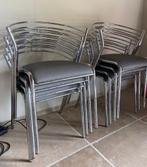 Chaises de salle à manger (8 pièces), Gris, Comme neuf, Enlèvement, Cinq, Six Chaises ou plus