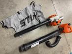 STIHL SHA 56  blazer / bladzuiger met hakselmes op benzine, Tuin en Terras, Ophalen, Handgedragen, Zo goed als nieuw, Met versnipperfunctie