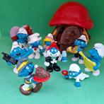 Lot smurfen met huisje voor dorp schtroumpf, Ophalen of Verzenden, Nieuw, Verschillende Smurfen, Poppetje, Figuurtje of Knuffel