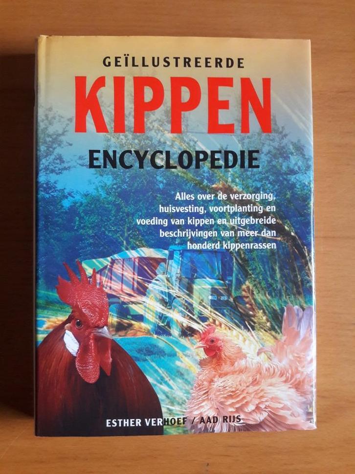 Esther Verhoef - Geillustreerde kippen encyclopedie, Boeken, Dieren en Huisdieren, Zo goed als nieuw, Ophalen of Verzenden