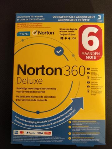 Norton 360 Deluxe Antivirus - Abonnement van 6 maanden