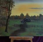 Acrylic kunstwerk op canvas., Antiek en Kunst, Ophalen of Verzenden