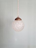 Art Deco hanglamp in gesatineerd glas, 1920-30s, Antiek en Kunst, Ophalen of Verzenden