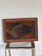 Oud schilderij op paneel 61cmop 42cm, Antiek en Kunst, Ophalen of Verzenden