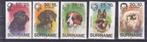 Suriname 1976 Kinderzegels - Honden **, Postzegels en Munten, Postzegels | Suriname, Verzenden, Postfris