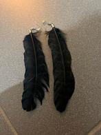 Blauw zwarte veren, Ophalen of Verzenden, Gebruikt, Hangers