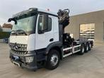 Mercedes Arocs 3243 - 2017 - Automaat - Laadkraan & CS, Auto's, Vrachtwagens, Euro 6, Wit, Mercedes-Benz, Bedrijf