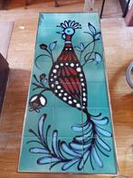 Salontafel Tegeltjes met Vogel - Gedem [Vintage], Ophalen, Metaal