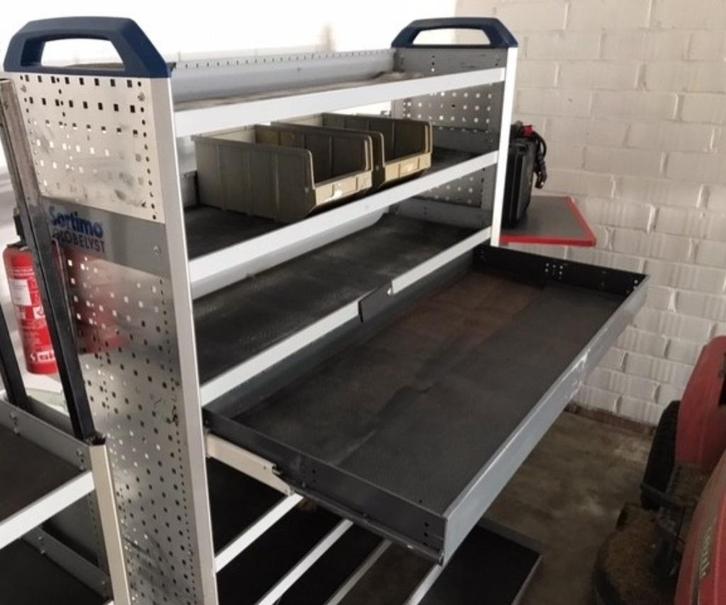2 Materiaalrekken van Laadruimte : Sortimo, Auto-onderdelen, Interieur en Bekleding, Gebruikt, Ophalen