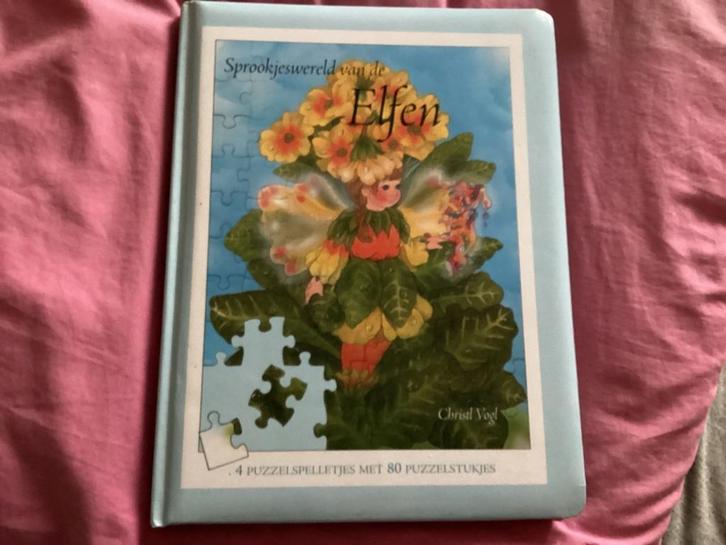 Sprookjeswereld v. de Elfen 4 puzzels van 80 puzzelstukjes, Hobby en Vrije tijd, Denksport en Puzzels, Ophalen of Verzenden
