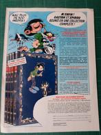 Gaston Lagaffe - publicité papier - 1987, Verzamelen, Stripfiguren, Ophalen of Verzenden, Guust of Robbedoes, Gebruikt, Overige typen