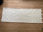 2 ecru gordijnen - ribfluweel, Huis en Inrichting, Ophalen, 100 tot 150 cm, Nieuw, Crème