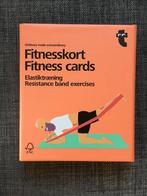 fitnesskaarten oefeningen met weerstandsband, Ophalen of Verzenden, Nieuw, Weerstandband