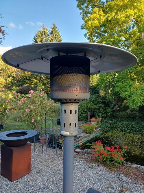 Gas terrasverwarmer in goede staat, werkt perfect. 2,2m, Tuin en Terras, Terrasverwarmers, Zo goed als nieuw, Gas, Ophalen of Verzenden