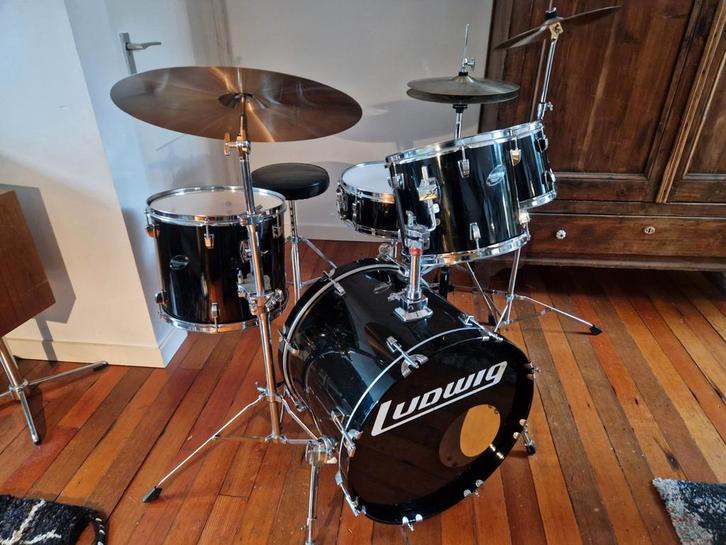 Ludwig Rocker Elite drumstel, Muziek en Instrumenten, Drumstellen en Slagwerk, Gebruikt, Ludwig, Ophalen