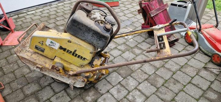 Compacteur à plaque vibrante - WEBER, Doe-het-zelf en Bouw, Gereedschap | Overige machines, Gebruikt, Ophalen