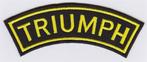 Triumph stoffen opstrijk patch embleem #17, Motoren, Verzenden, Nieuw
